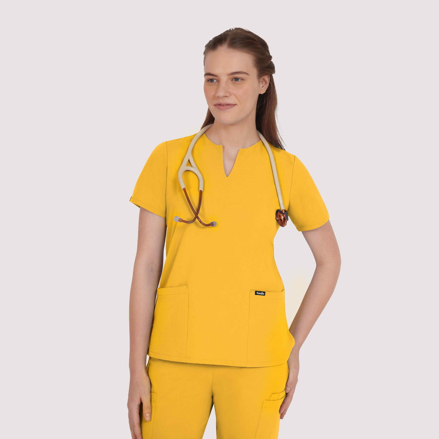 Nexa Six-Pocket Scrub Top