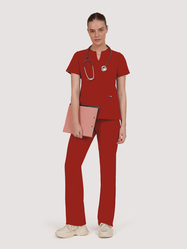 Nexa Six-Pocket Scrub Top