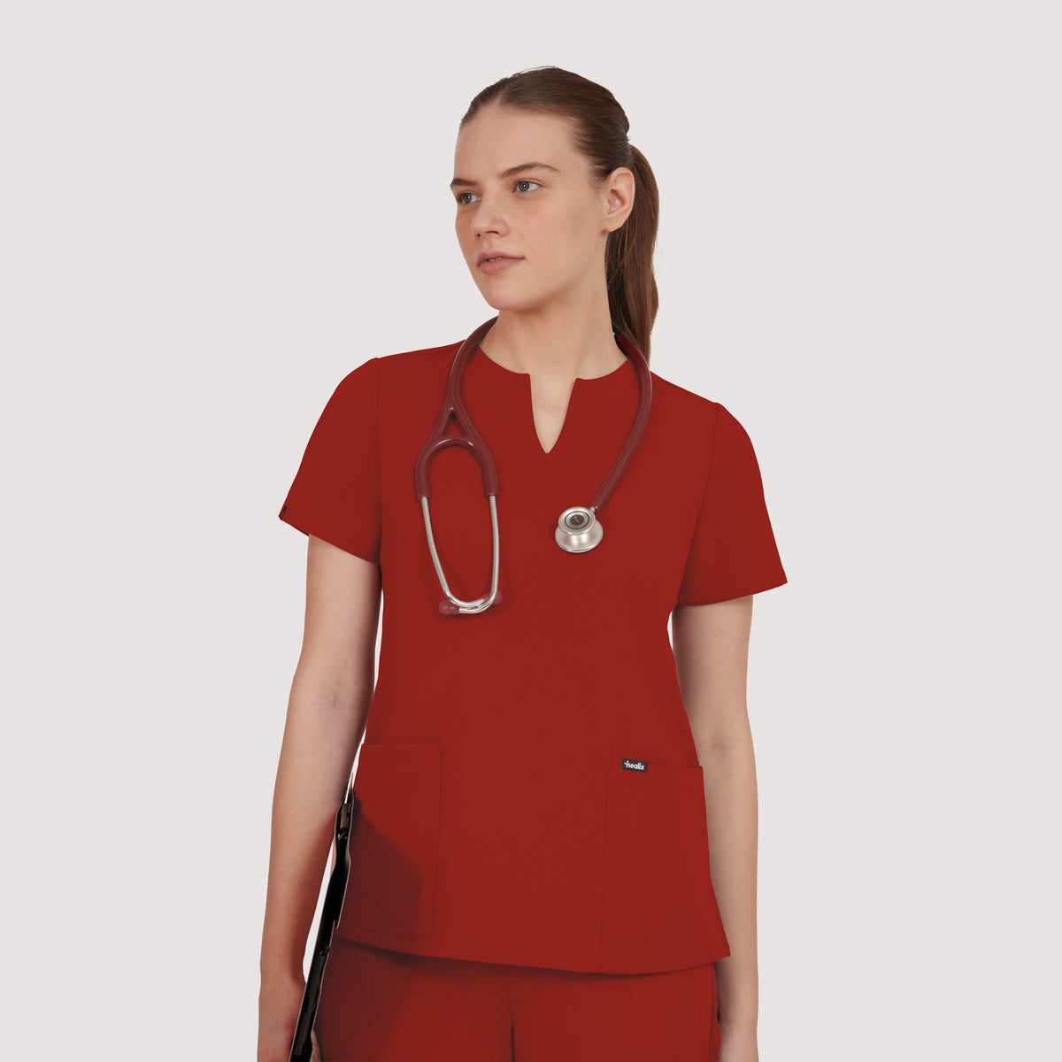 Nexa Six-Pocket Scrub Top