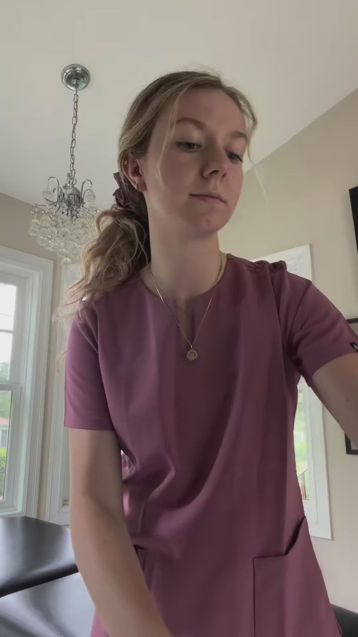 Nexa Six-Pocket Scrub Top
