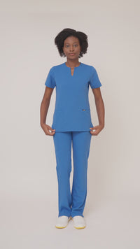 Nexa Six-Pocket Scrub Top