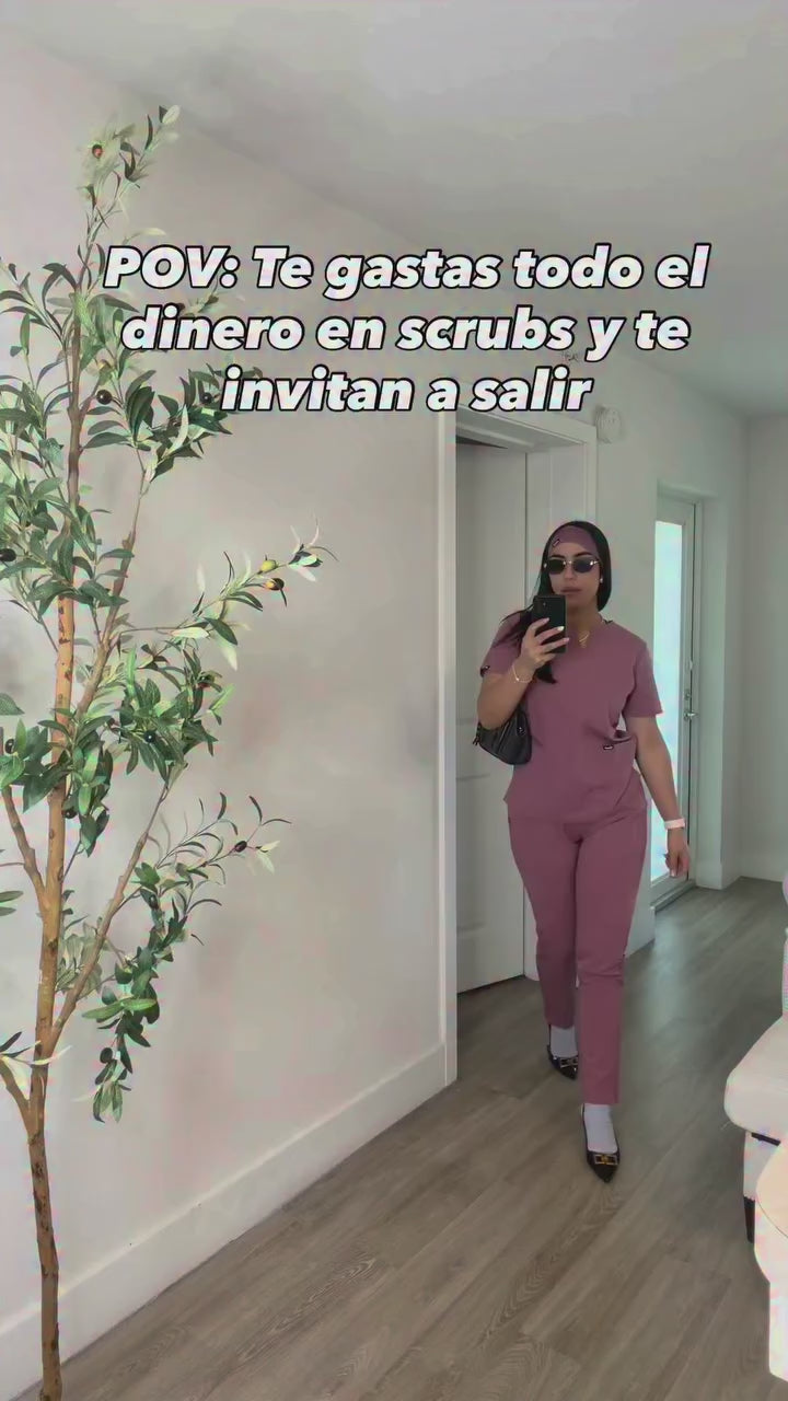 Nexa Six-Pocket Scrub Top