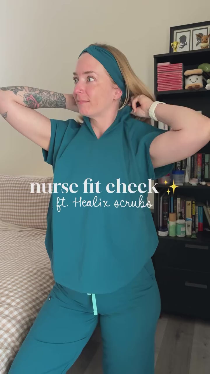 Float Oversized Scrub Top